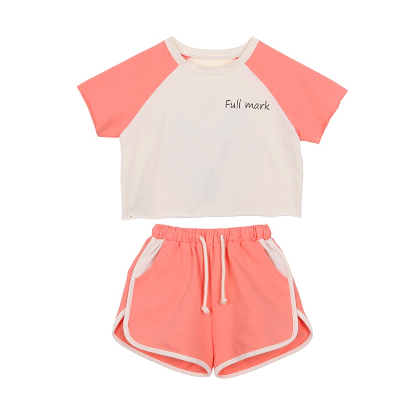 Set Áo Thun Ngắn Tay Họa Tiết Hoa Cúc Và Quần Short Thời Trang Mùa Hè Hàn Quốc Mới Cho Bé Gái