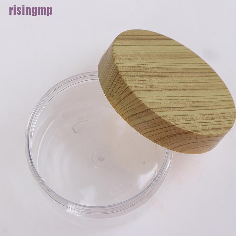 Chai nhựa trong suốt có nắp gỗ tiện dụng chất lượng cao
