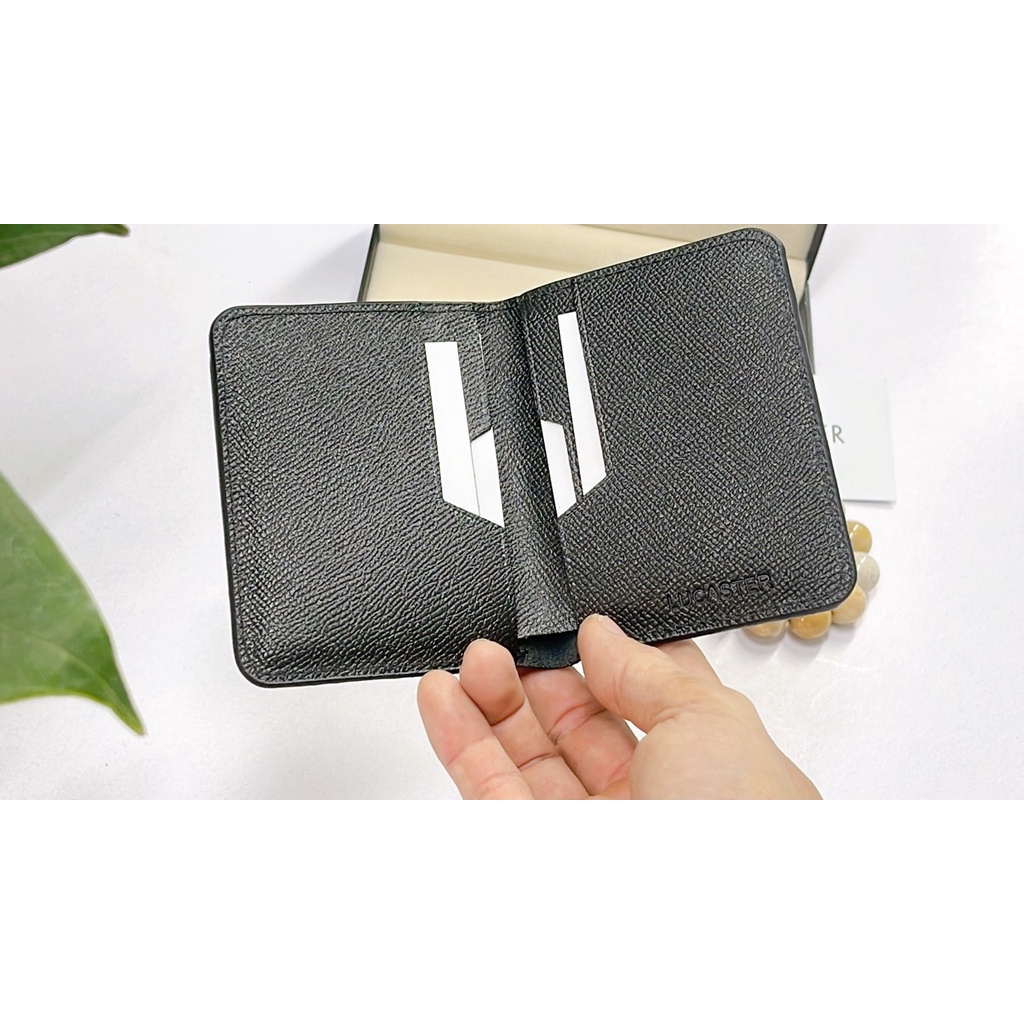 Ví da thật kiểu đứng  cao cấp nhập khẩu City mộc nhỏ gọn thời trang nam FullBox BH-12 tháng