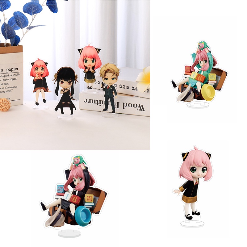 Mô hình đồ chơi SPY×FAMILY Twilight Yor Forger Anya anime có chân đế bằng acrylic