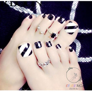 Nail box- Móng up thiết kế : Kẻ Sọc