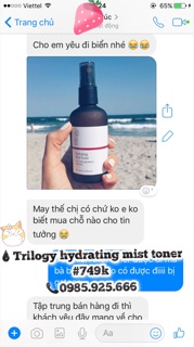 Trilogy Hydrating Mist Toner (100ml)
