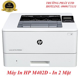 Máy In HP M402D - In 2 Mặt - Hàng Nhập Khẩu Chính Hãng