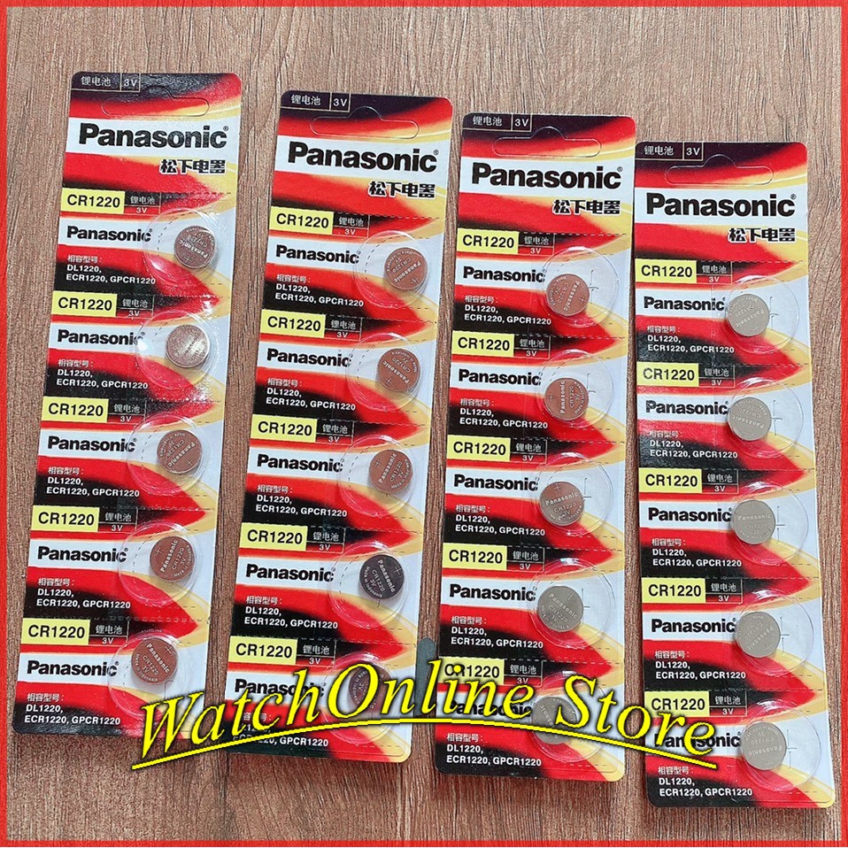 Pin Cúc Áo Panasonic CR2016 - CR1616 - CR2032 - CR2025 - CR1220 3V Lithium