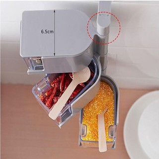 Khay đựng gia vị 3 tầng dán tường