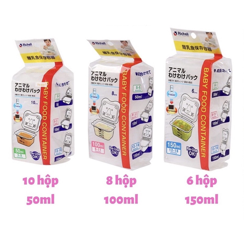 Khay trữ đông - Khay trữ đồ ăn dặm cho bé nội địa Nhật Sumishop2019