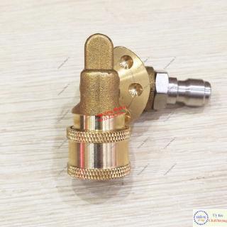 Khớp xoay điều chỉnh 5 góc nối nhanh béc súng xịt rửa của máy rửa xe - Ren nối nhanh 1/4 inch