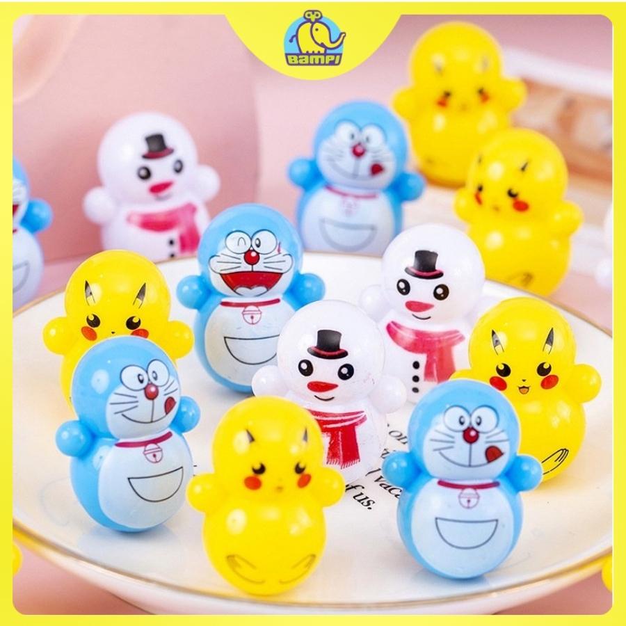 đồ chơi BamPi mini dễ thương, doremon, minion,pikachu,siêu nhân, thần tài tết, chim cánh cụt, phi hành gia