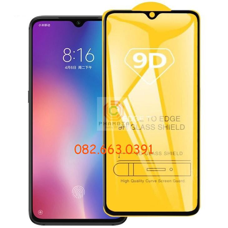 Kính cường lực Xiaomi mi Play full màn hình, full keo