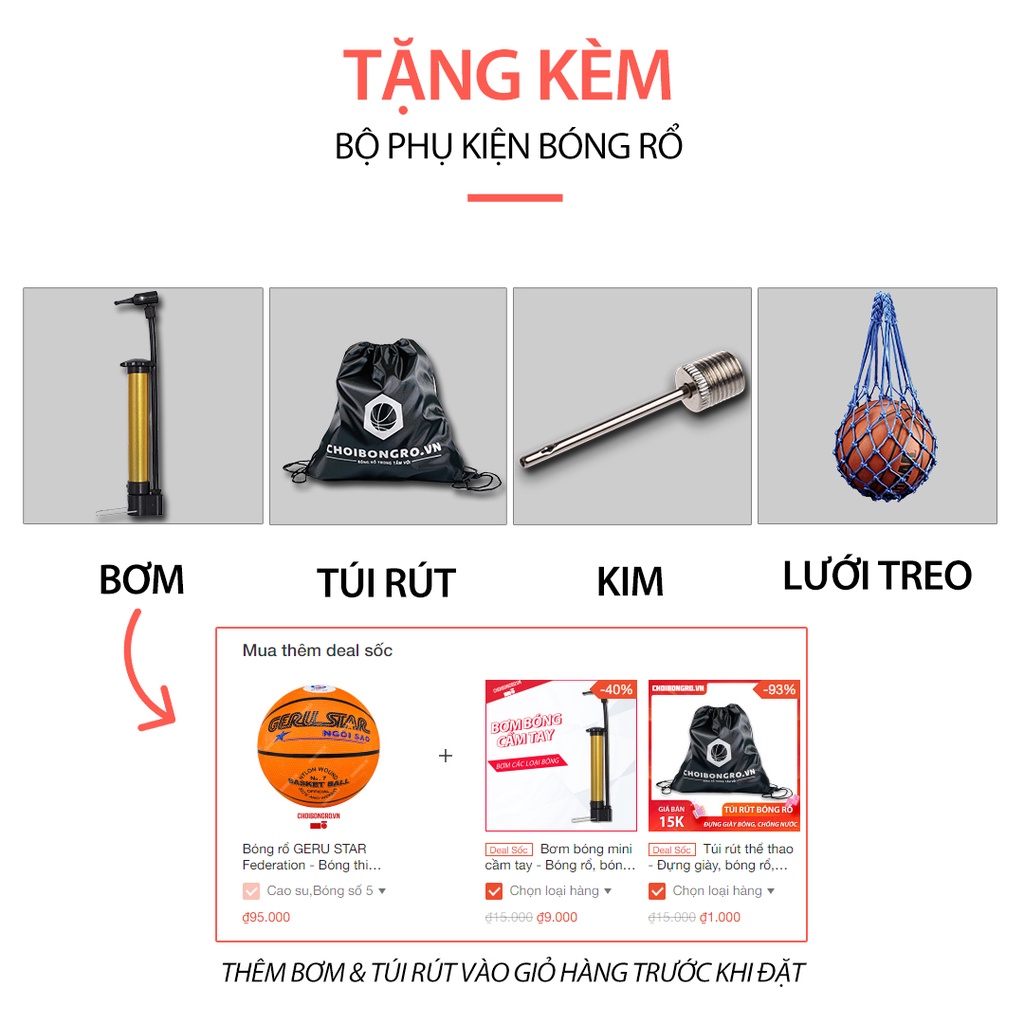 Quả bóng rổ da PU Crossway chính hãng - Da cao cấp, bám tay, không méo, không dò hơi, nảy tốt