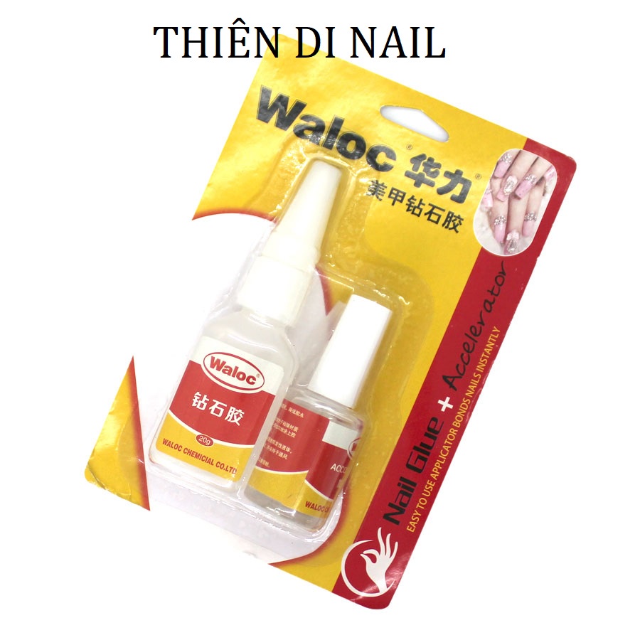 Keo Waloc gắn móng gắn đá Thiên Di Nail