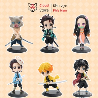 Mô hình anime thanh gươm diệt quỷ CLOUD STORE, figure kimetsu no yaiba, mo hinh mini, nhân vật anime