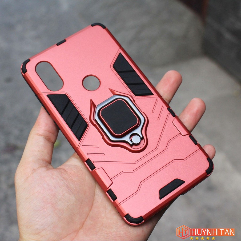 Ốp lưng Mi Mix 2S chống sốc Iron Man ver 2 có Iring (Full Màu)