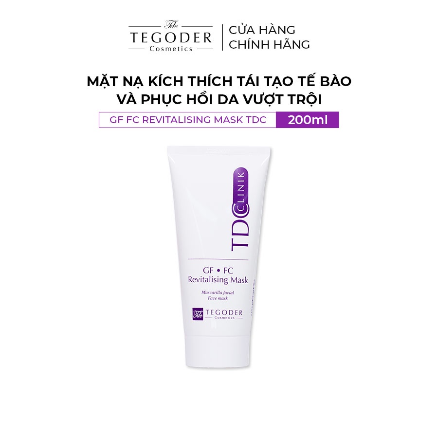 Mặt nạ kích thích tái tạo tế bào và phục hồi da vượt trội Tegoder GF FC Revitalising mask TDC 200 ml mã 9942