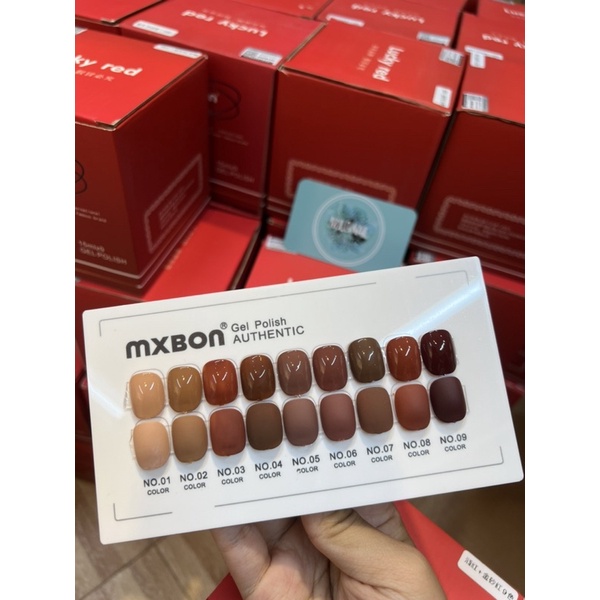 Sét sơn mxbon đỏ