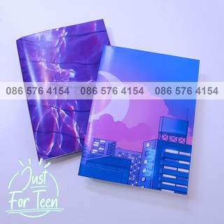 Giấy Bao Tập Tone Tím Hot Trend - Bọc vở học sinh họa tiết lạ mắt - Hình Thật, in theo yêu cầu