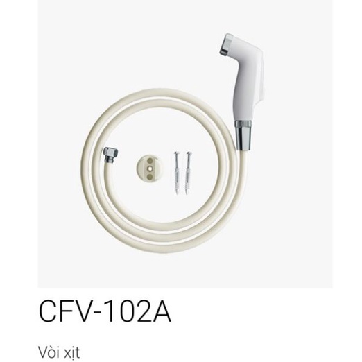[CHÍNH HÃNG] Vòi xịt vệ sinh nhựa inax chính hãng, CFV102A