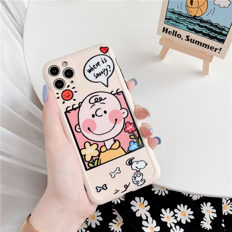 Ốp lưng iphone imd new snoopy here 5/5s/6/6plus/6s/6splus/7/7plus/8/8plus/x/xr/xs/11/12/pro/max/plus/promax - Awifi Q2-4 | BigBuy360 - bigbuy360.vn