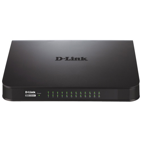 Switch D-LINK DES-1024A 24 port Chính hãng (100Mbps, Vỏ nhựa). VI TÍNH QUỐC DUY