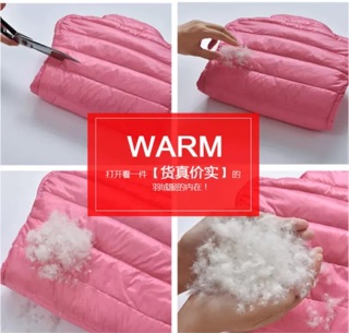 Áo lông chim liền mũ siêu nhẹ