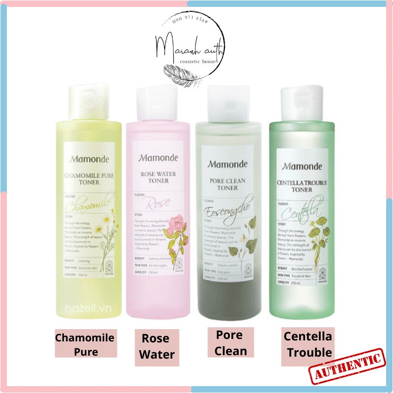 Toner Mamonde 250ml sáng da cấp ẩm