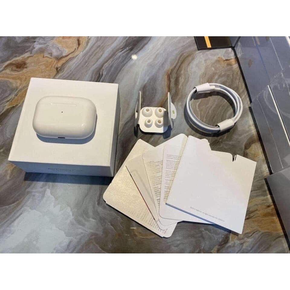 Tai Nghe Airpod Pro Tai nghe Bluetooth Không Dây Cao Cấp Định Vị Đổi tên Cảm Biến Chạm kèm Case bảo vệ | BigBuy360 - bigbuy360.vn