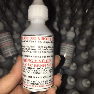 Thuốc xoa bóp gia truyền giảm đau cơ /rạn xương (4 lọ)