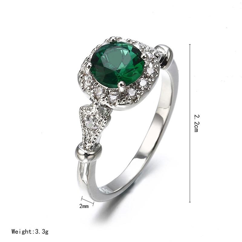 Nhẫn Nữ Mạ Vàng Đính Đá Pha Lê Phong Cách Vintage
