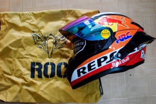 Tem Repsol 93 dán Mũ Fullface