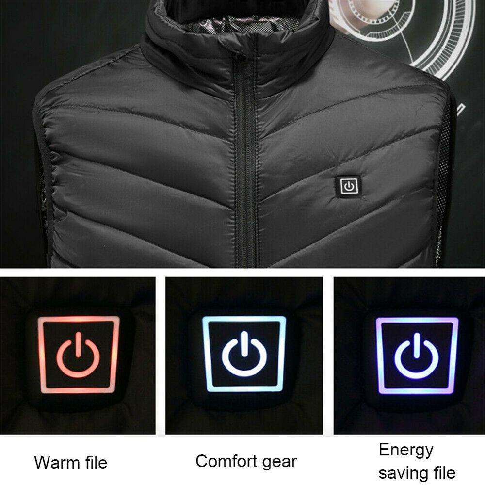 MAYSHOW Áo Khoác Sát Nách Bằng Sợi Carbon Nhẹ Giữ Ấm Thời Trang Mùa Đông