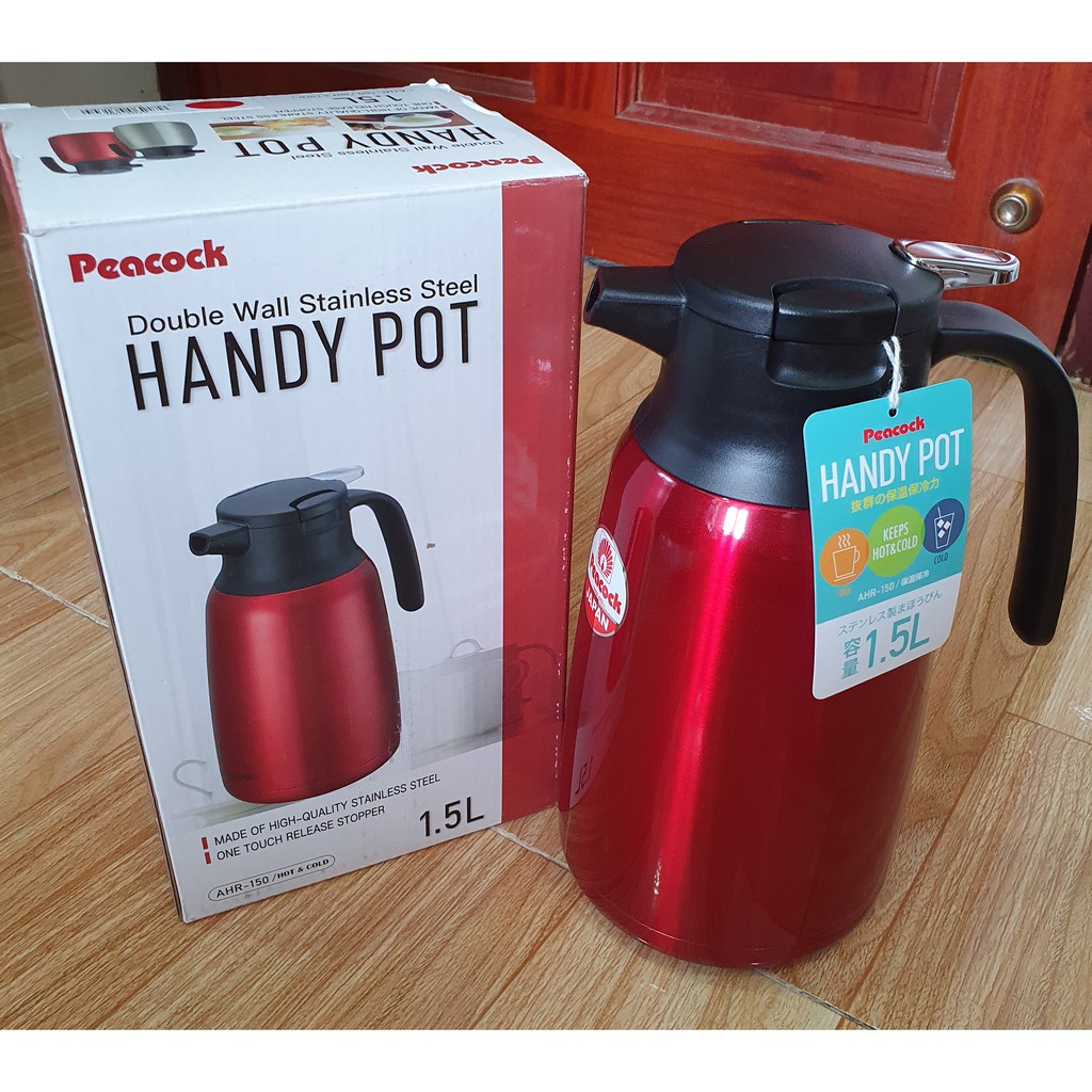 Bình Giữ Nhiệt Nhật Bản 1.5 Lít_PEACOCK_AHR-150