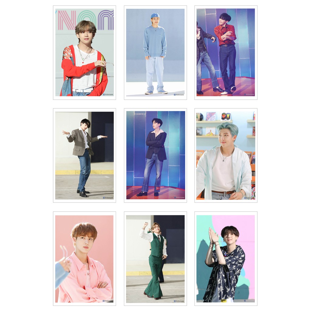 [Ép Lụa] Lomo Card BTS - Dynamite ( 45 ảnh)