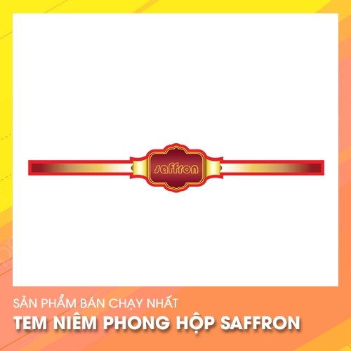 7*2cm - Trọn bộ hộp thiếc, giấy đựng saffron tặng tem và nhíp 1-2gr