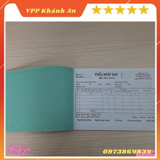 Phiếu Thu/Chi/Xuất kho /Nhập kho 1 liên