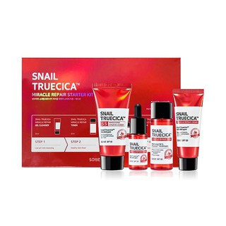 Bộ dưỡng, phục hồi da SOMEBYMI Snail Truecica Miracle Repair Starter kit