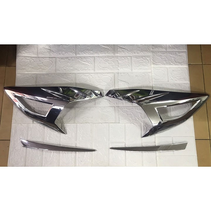 [Elantra 2019-2020] Ốp Viền Đèn Pha, Hậu Mạ Crom Cho Xe - Elantra 2019-2020