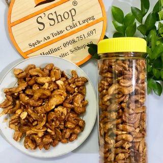 Hạt điều chấy tỏi hộp 300g