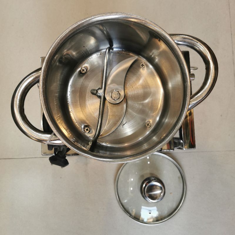 Máy Xay Giò Chả Đa Năng Khung Inox Vung Kính 750w 900w 1100w Tặng Que Đánh Ruốc