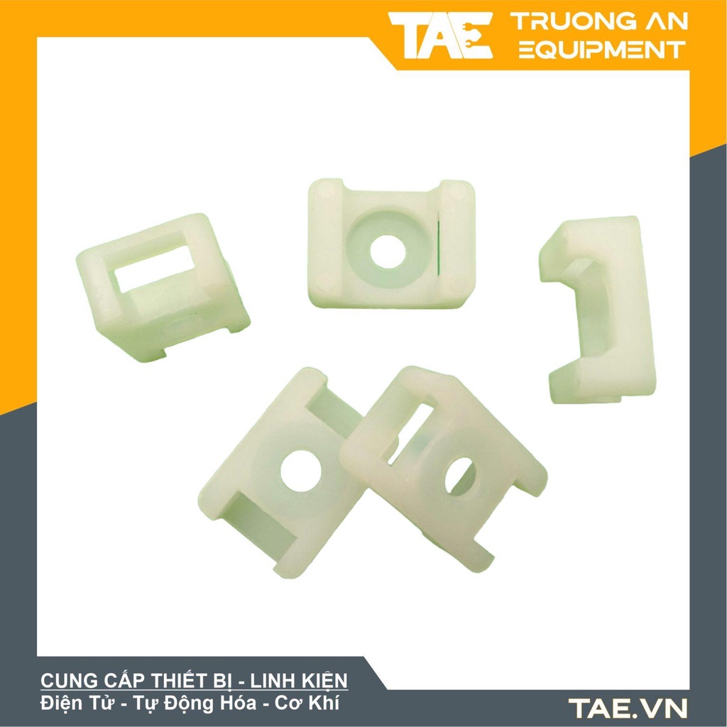 Nút giữ dây rút , nút khóa bó dây điện, đế nhựa cố định dây thít STM