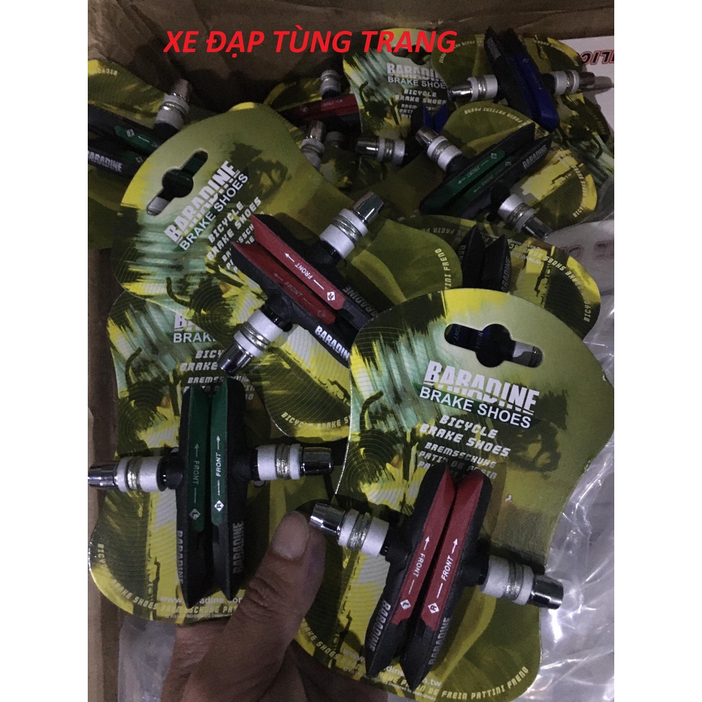 Má phanh, gôm thắng phanh V xe đạp - MADE IN TAIWAN