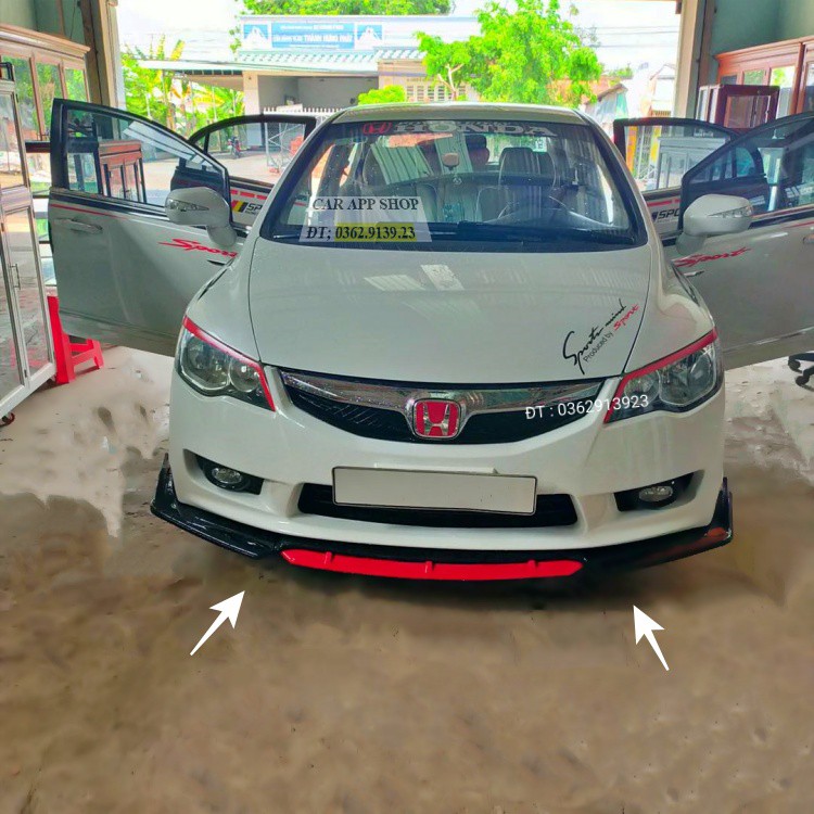 Cản trước lip trước Honda City bộ chia môi Honda City