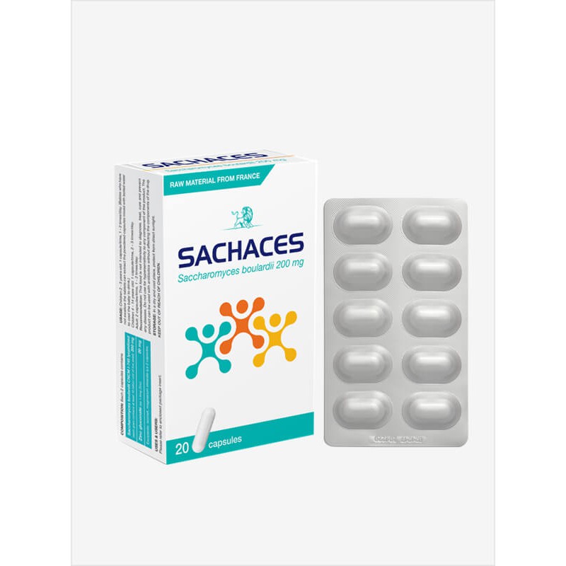 Men Sachaces- Viên nang bổ sung lợi khuẩn hỗ trợ giúp duy trì hệ vi sinh đường ruột