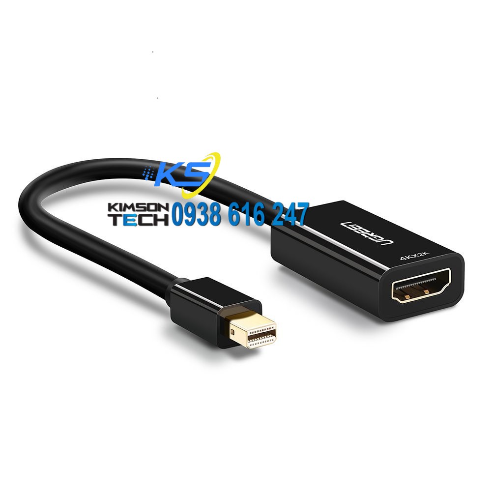 Cáp Chuyển Mini Displayport (Thunderbolt 2) to HDMI 4k*2k 30Hz Cao Cấp Ugreen 40360 - Hàng chính hãng