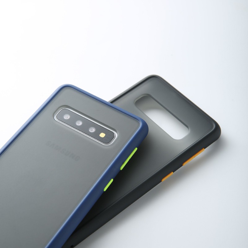 Ốp điện thoại nhám cứng chống bám vân tay viền silicon chống sốc cho Samsung S10 5G S10+ Plus S 10e S10 5G | BigBuy360 - bigbuy360.vn