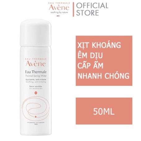 Xịt Khoáng Avène Cấp Nước, Làm Dịu &amp; Giảm Kích Ứng Thermal Spring Water