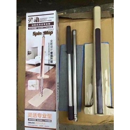 Cây lau nhà tự vắt thông minh xoay 360 độ chổi lau nhà dể dàng vắt sạch và khô không phải động vào tay nha mọi người