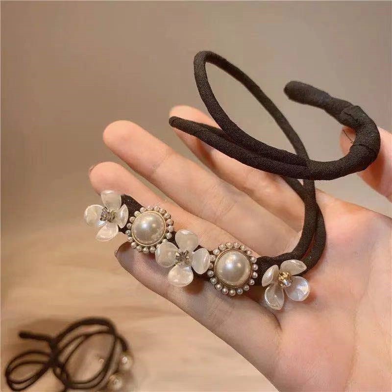 Kẹp Tóc Đính Vỏ Sò Và Ngọc Trai Thời Trang Hàn Quốc
