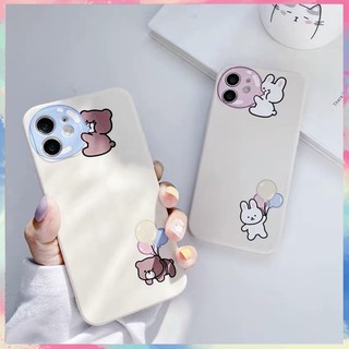 Ốp lưng silicon đủ dòng màu bảo vệ camera rabbit x bear