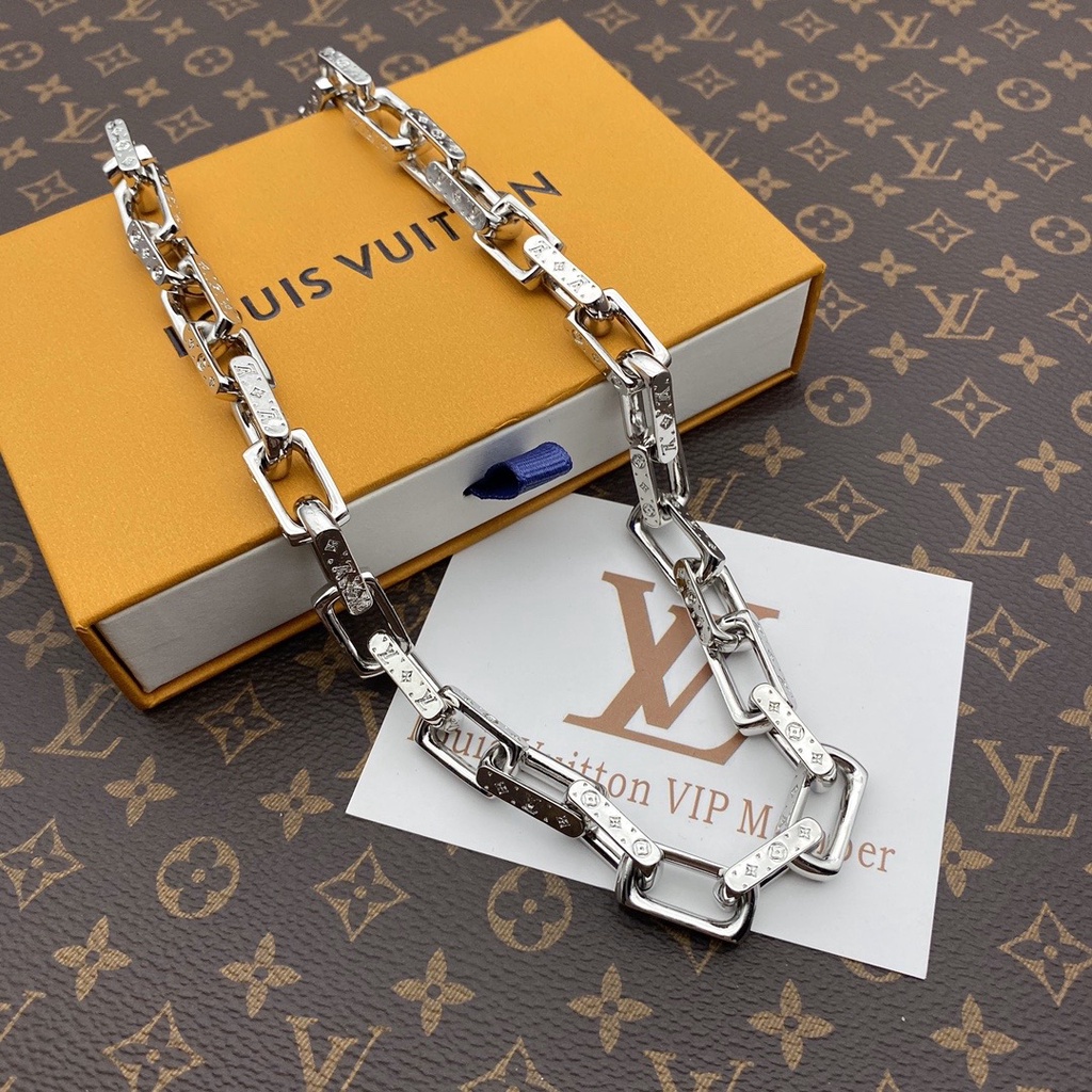 Set Vòng cổ / Vòng Tay / Vòng Tay Họa Tiết Louis Vuitton Cao Cấp Sang Trọng