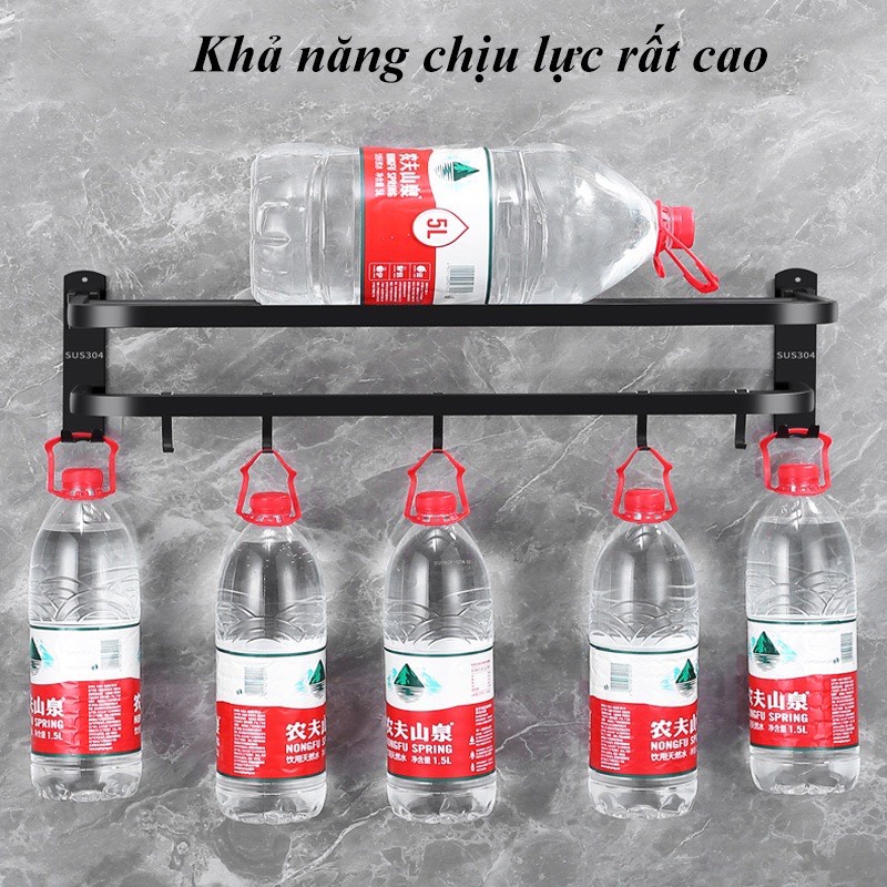 Kệ Nhà Tắm Giá Inox Nhà Tắm Treo Khăn Dán Tường Không Gỉ Tiện Dụng THANH XUÂN 98